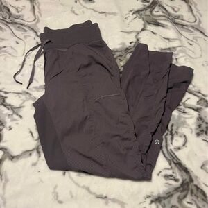 greyish purple lululemon pants